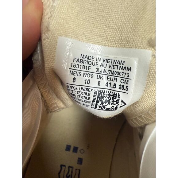 NEW! Converse Chucks Custom Bling Low Top Sneakers Women's Sz. 10 - Picture 10 of 14